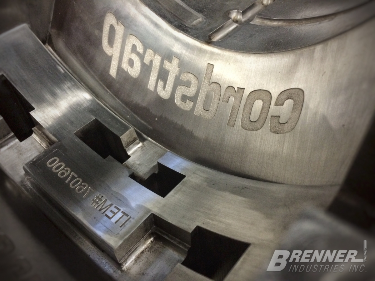 Brenner Industries EDM Engraved Plastic Injection Mold Insert