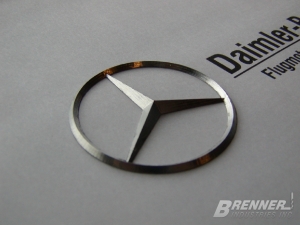 Daimler Benz logo 3D historical museum recreation engraving engraved engravers Brenner Milwaukee